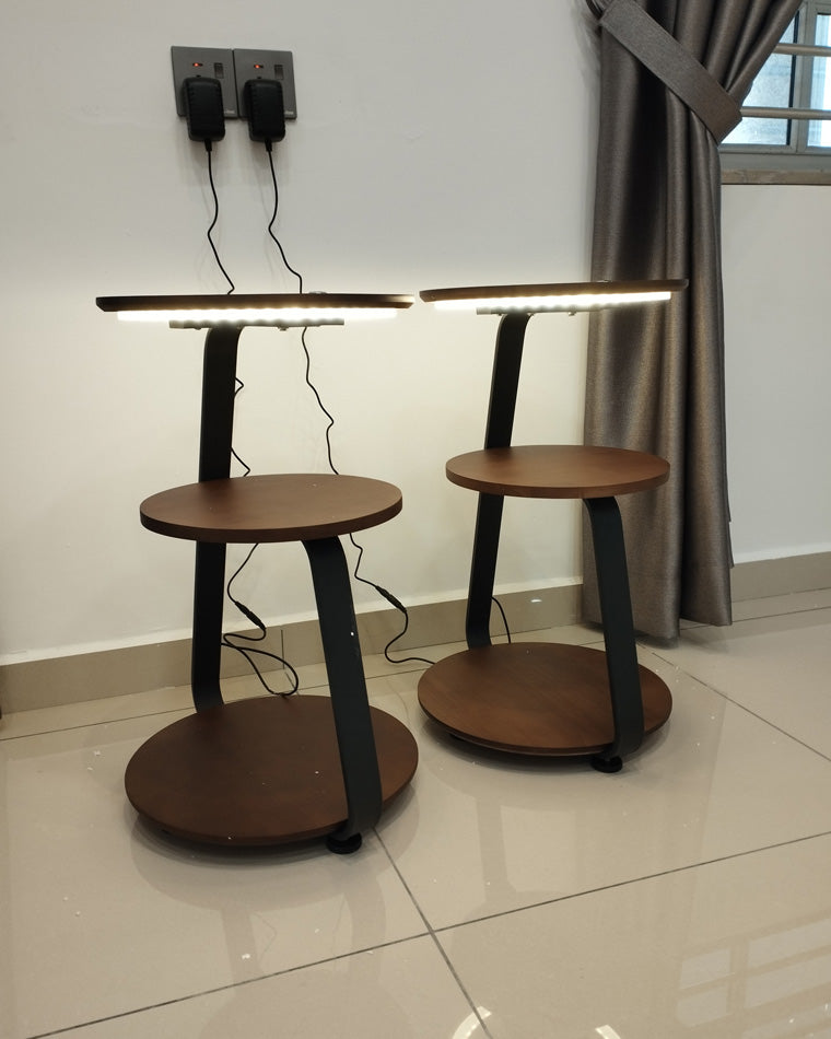Lámpara de pie y mesa auxiliar WOMO-WM7049