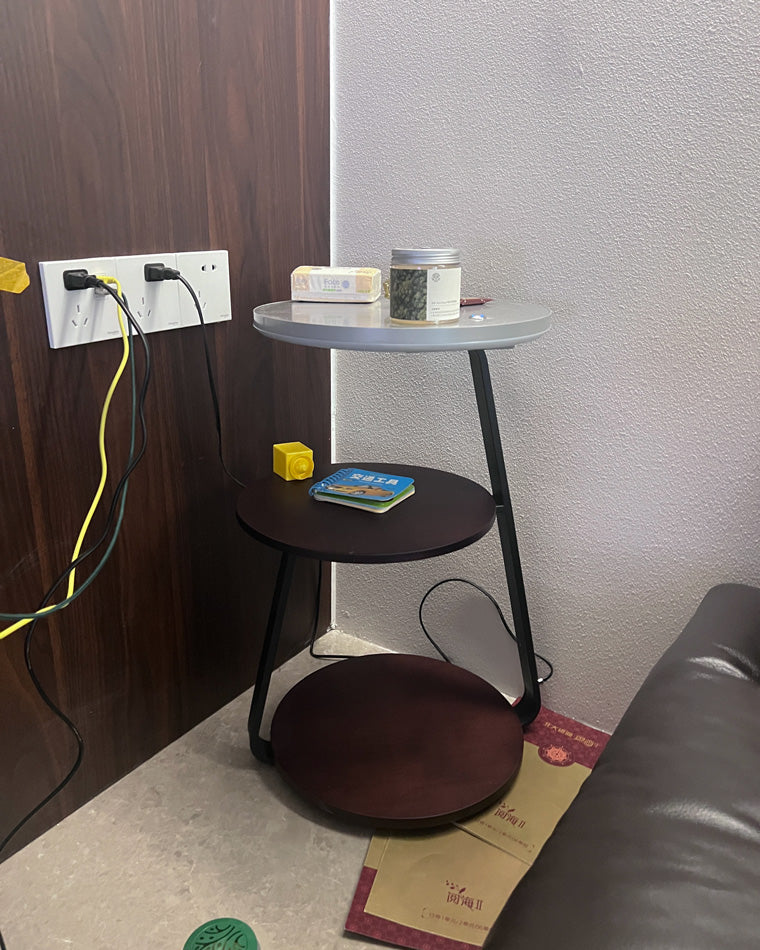 Lámpara de pie y mesa auxiliar WOMO-WM7049