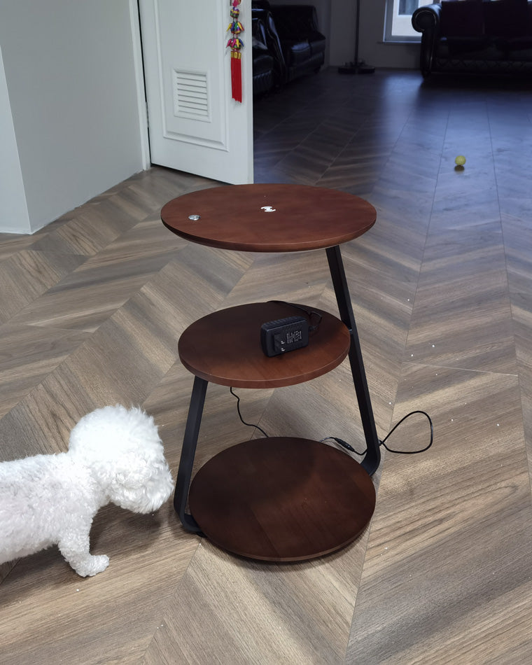 Lámpara de pie y mesa auxiliar WOMO-WM7049