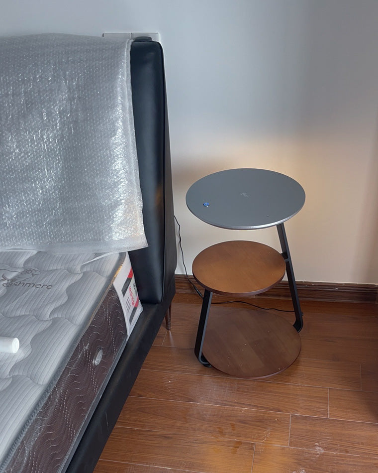 Lámpara de pie y mesa auxiliar WOMO-WM7049