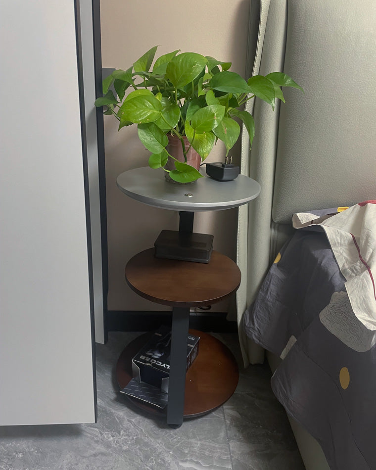 Lámpara de pie y mesa auxiliar WOMO-WM7049