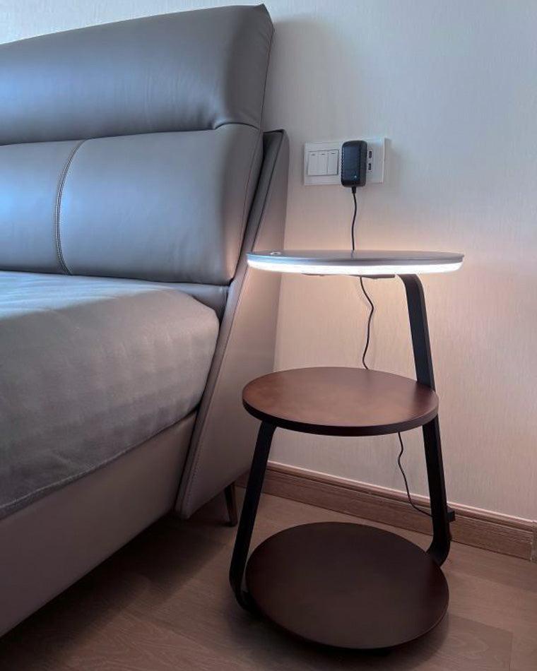 Lámpara de pie y mesa auxiliar WOMO-WM7049