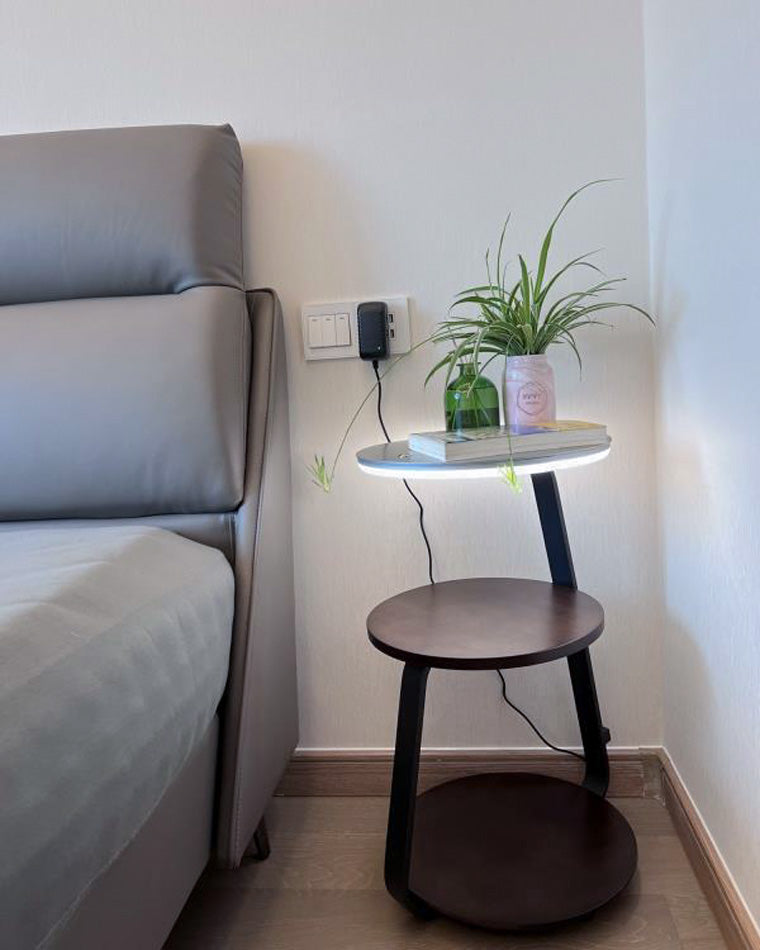 Lámpara de pie y mesa auxiliar WOMO-WM7049