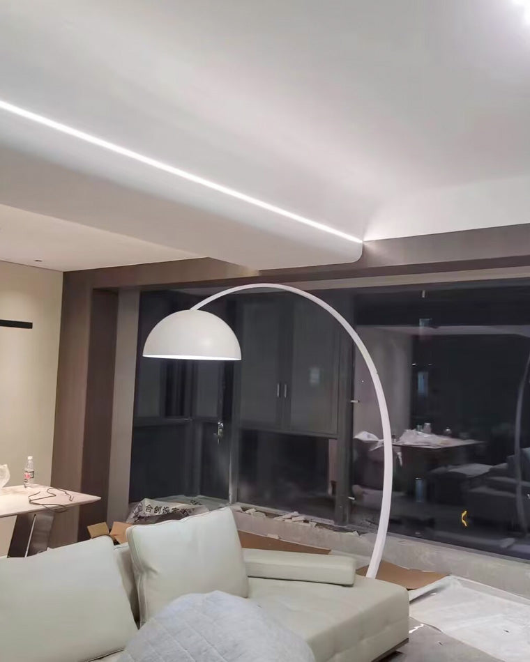 WOMO Lámpara de pie de arco abovedado sobre sofá - WM7063