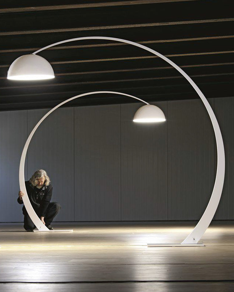 WOMO Lámpara de pie de arco abovedado sobre sofá - WM7063