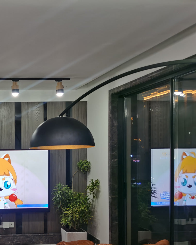 WOMO Lámpara de pie de arco abovedado sobre sofá - WM7063