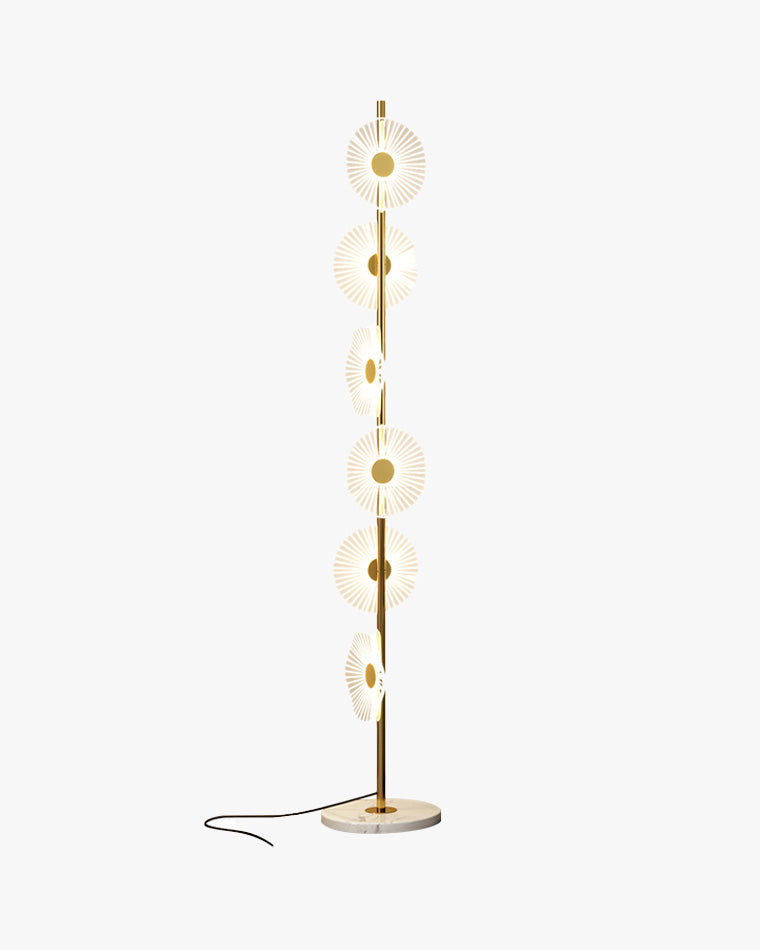 Lámpara de pie WOMO Multiluz regulable con mando a distancia - WM7075