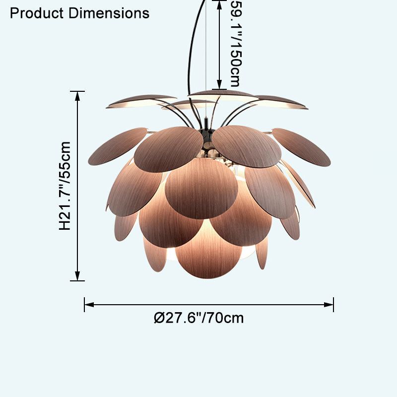 Lámpara colgante WOMO Pinecone-WM2388