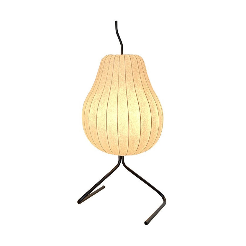 WOMO Pear Shaped Silk Floor Lamp - WM7126