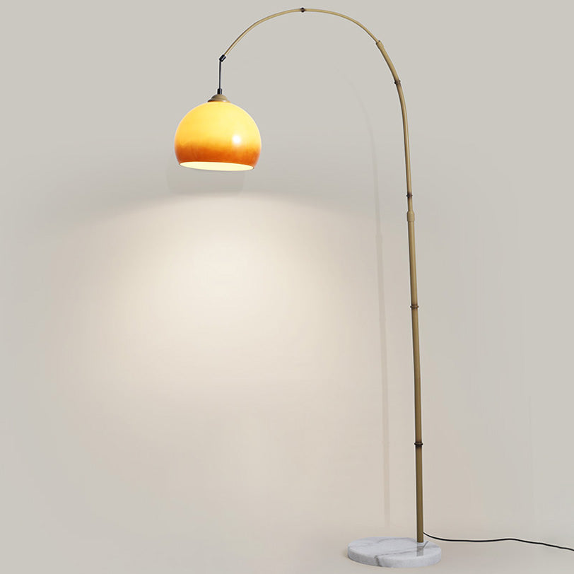 WOMO Arc Hanging Floor Lamp Bamboo - WM7133
