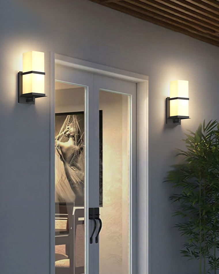 WOMO Aplique de pared de vidrio Outdoor Craftsman - WM9067