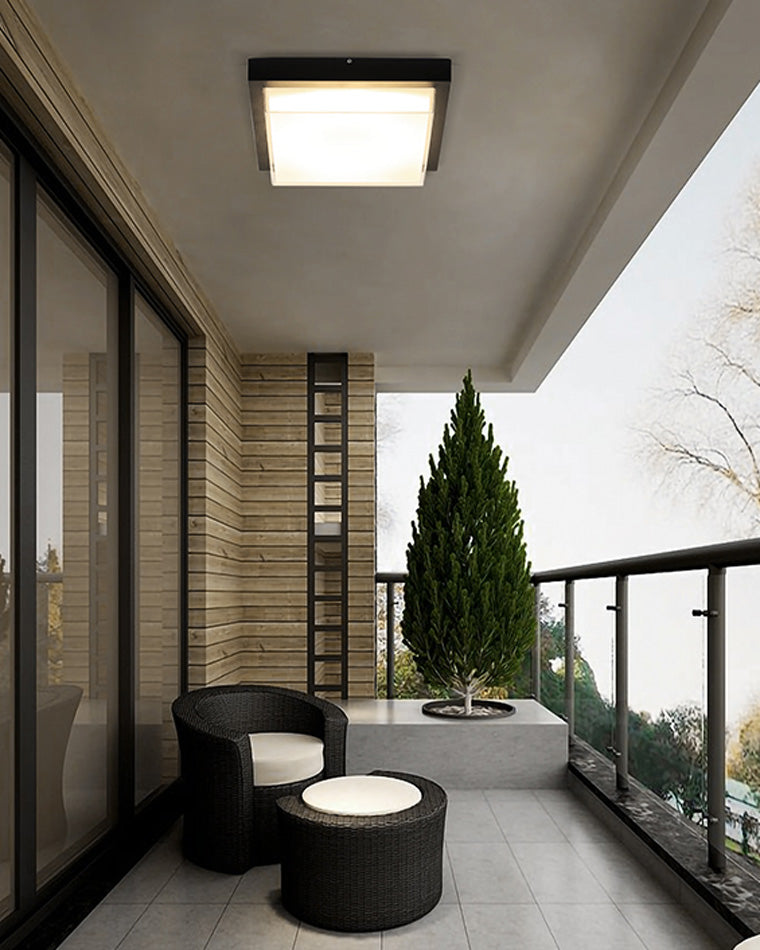 WOMO Square Outdoor Ceiling Light - WM9204