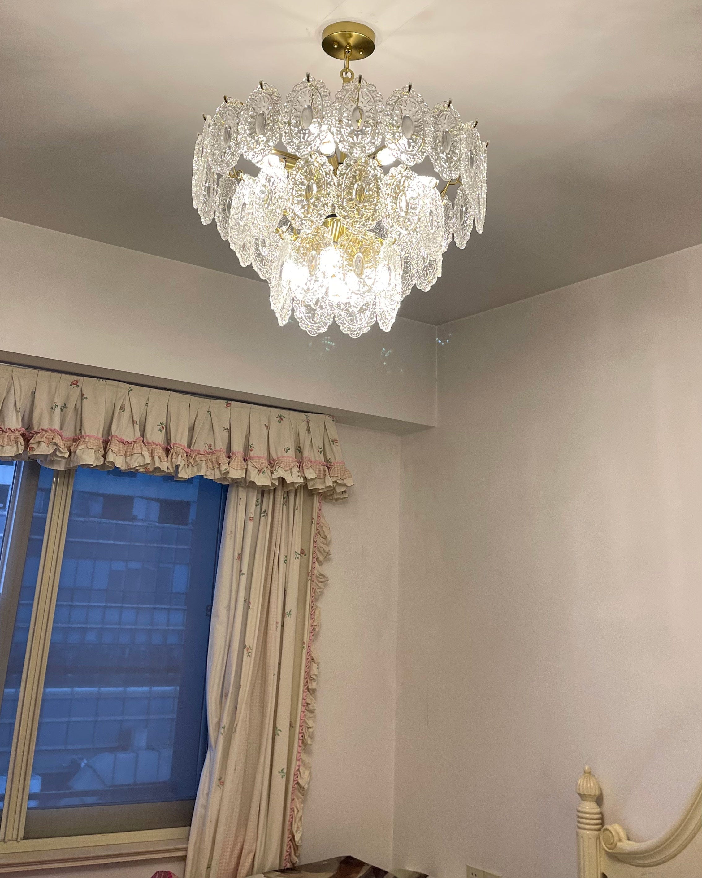 WOMO Lámparas Colgantes Cristal Texturizado Escalonado-WM2208