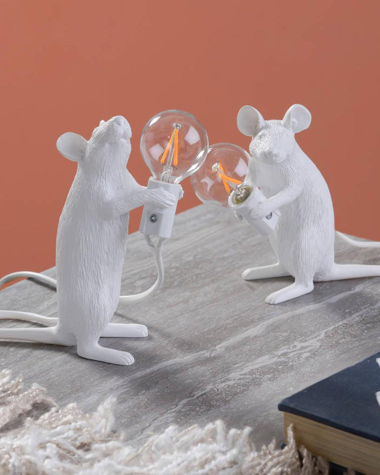 WOMO Lámparas de mesa Ratón Pequeño Animal - WM8004