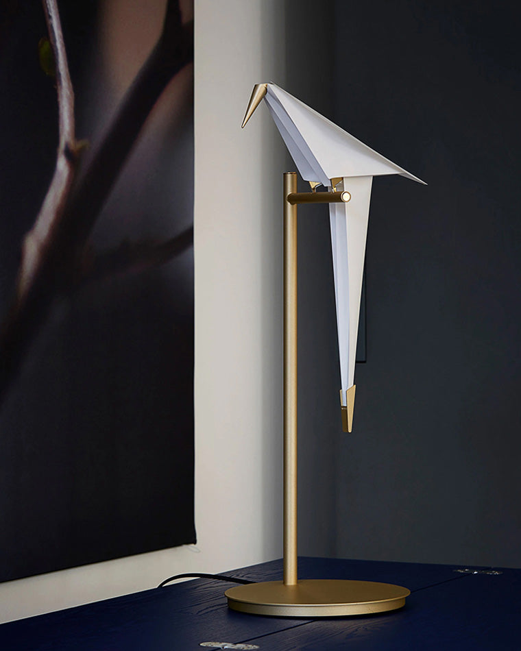 Lámpara de mesa WOMO con forma de grulla de origami - WM8006
