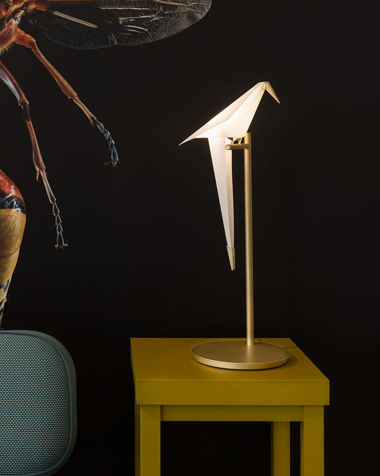 Lámpara de mesa WOMO con forma de grulla de origami - WM8006