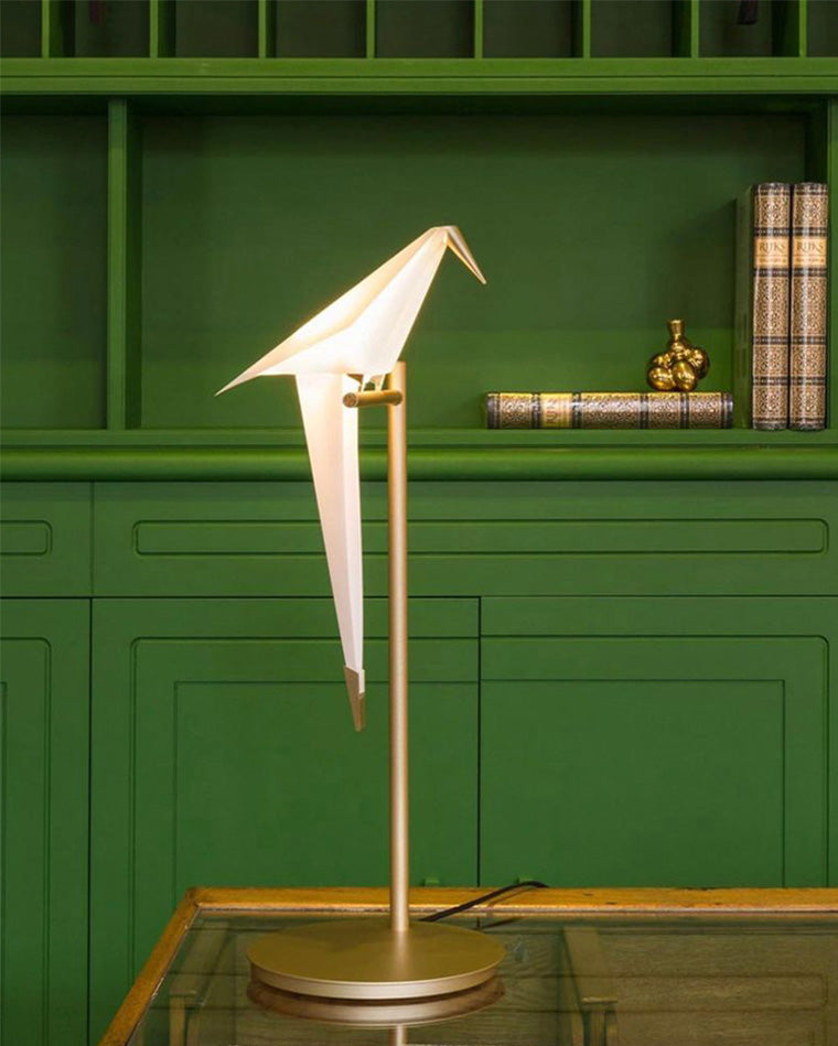 Lámpara de mesa WOMO con forma de grulla de origami - WM8006