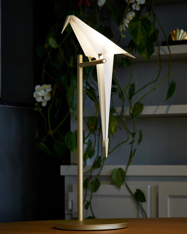 Lámpara de mesa WOMO con forma de grulla de origami - WM8006