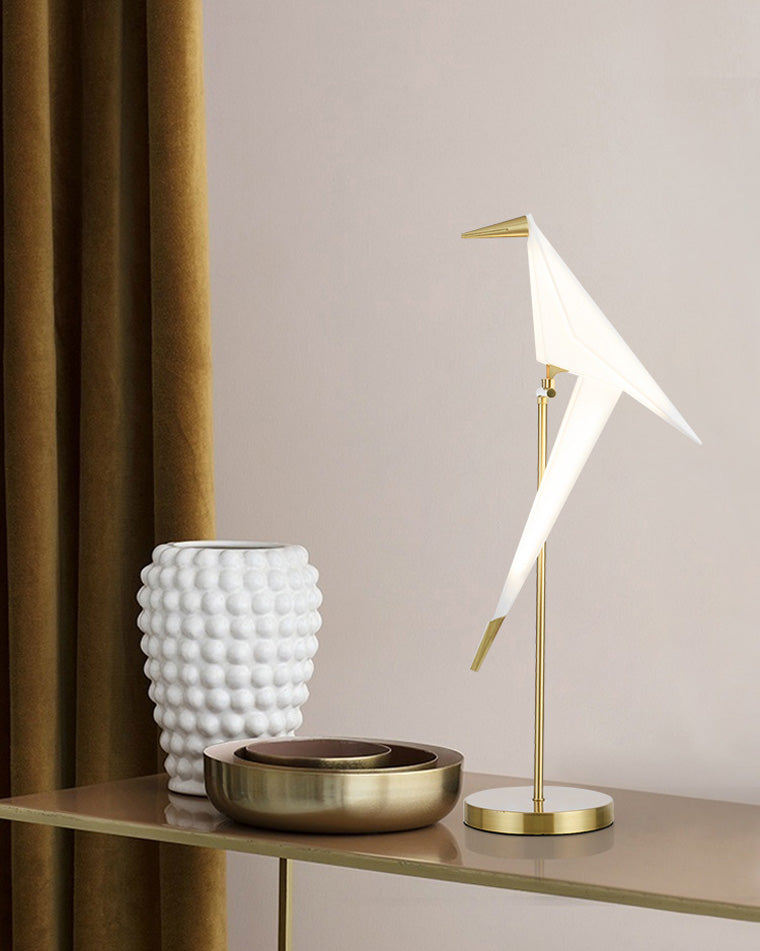 Lámpara de mesa WOMO con forma de grulla de origami - WM8006