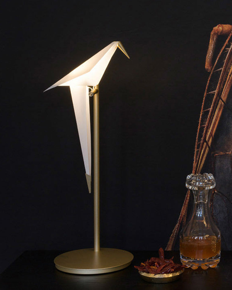 Lámpara de mesa WOMO con forma de grulla de origami - WM8006