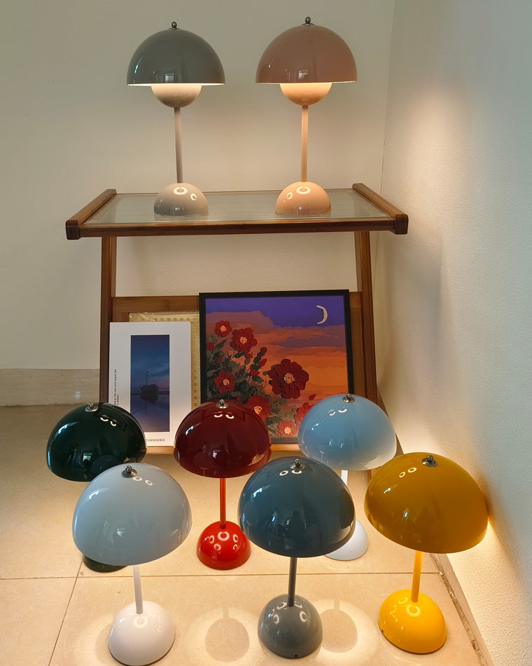 WOMO Scandinavian Mushroom Table Lamps for Children - WM8021