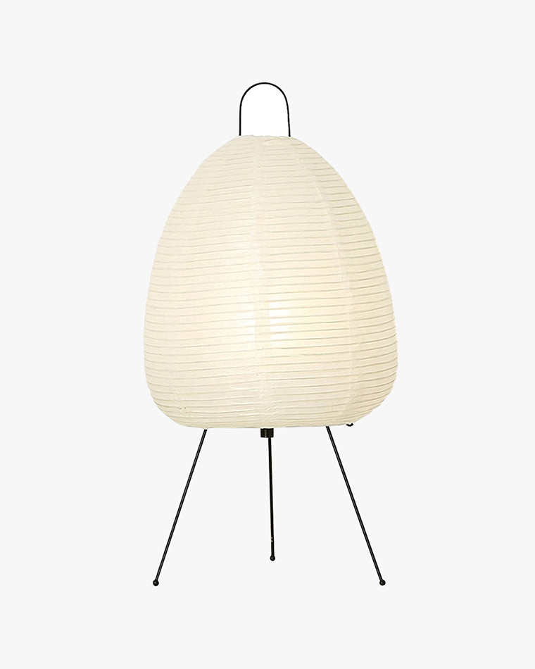 Lámpara de mesa tipo farol de papel con trípode japonés WOMO-WM8023