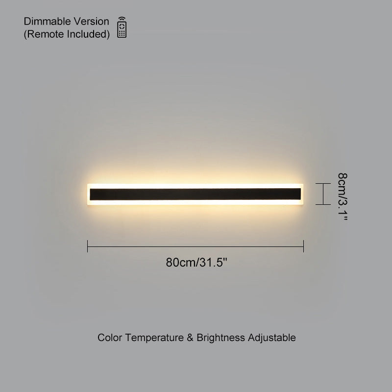 WOMO Aplique lineal de pared para exterior -WM9001