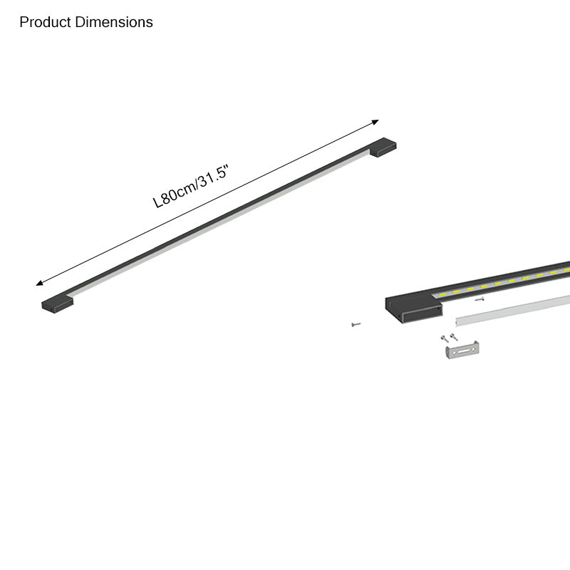 Aplique de pared lineal largo para escaleras WOMO-WM6018