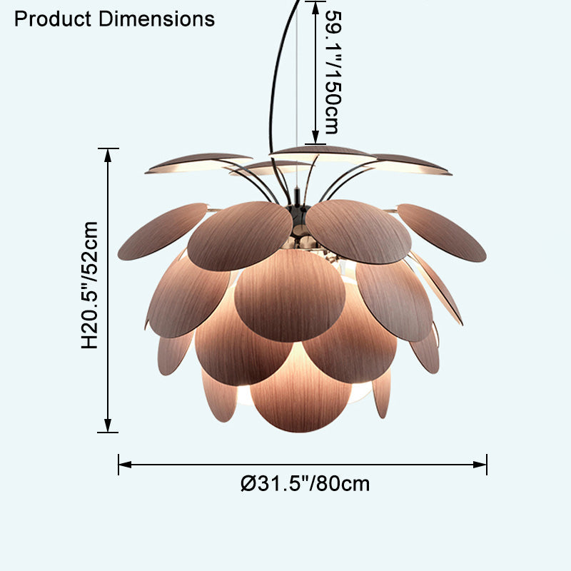 Lámpara colgante WOMO Pinecone-WM2388