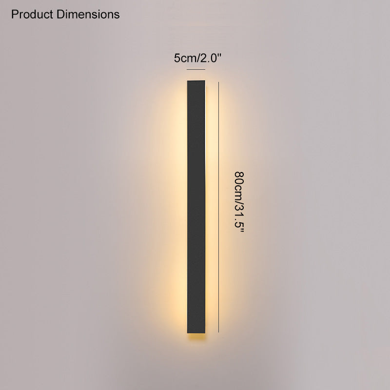 WOMO Aplique lineal de pared para exterior WM9000