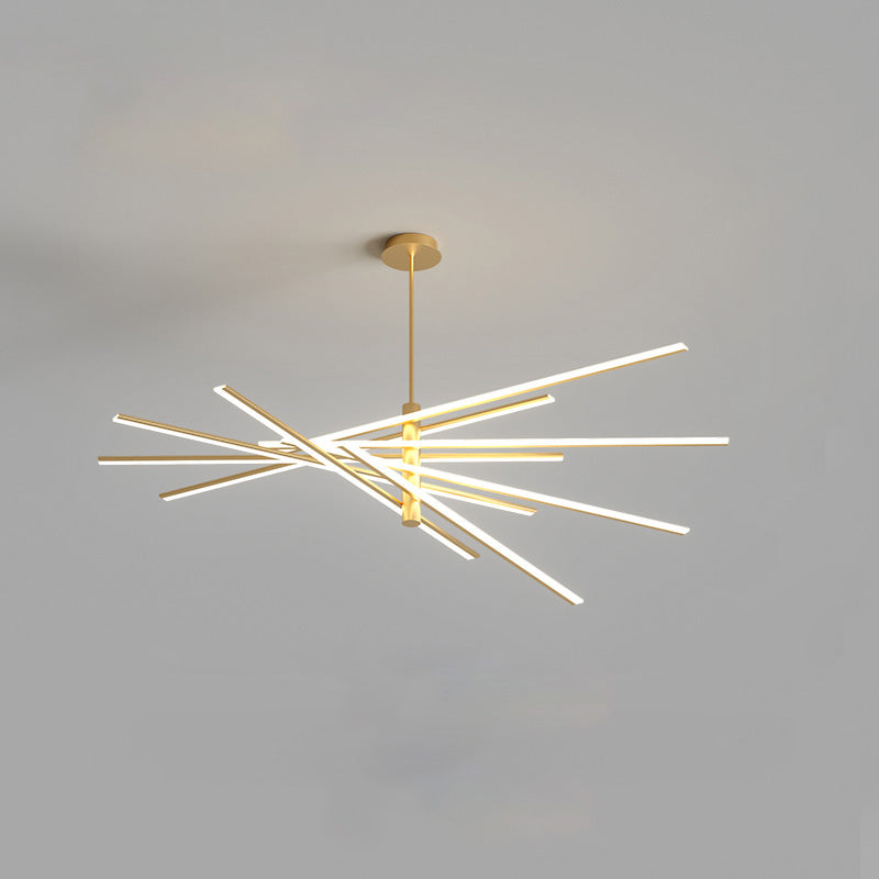Lámpara de araña LED lineal ajustable WOMO-WM2026