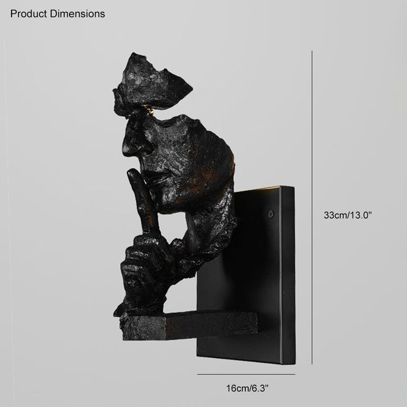 WOMO Silence Gesture Sculptural Wall Sconce - WM6023