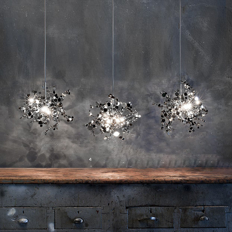 WOMO Multiple Hanging Lamps Cloud Silver/Gold-WM2042