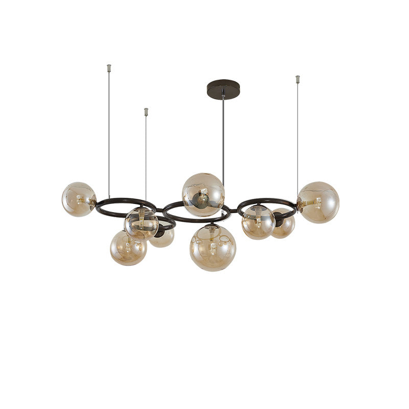 WOMO Lámparas Colgantes Colored Glass Ball Chandelier-WM2253