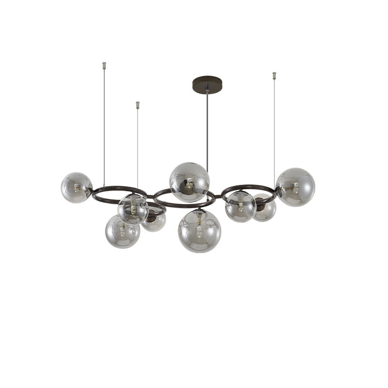 WOMO Lámparas Colgantes Colored Glass Ball Chandelier-WM2253