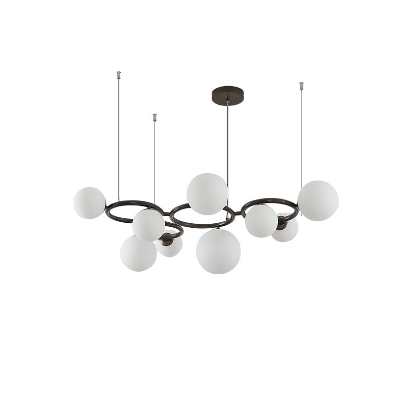 WOMO Lámparas Colgantes Colored Glass Ball Chandelier-WM2253
