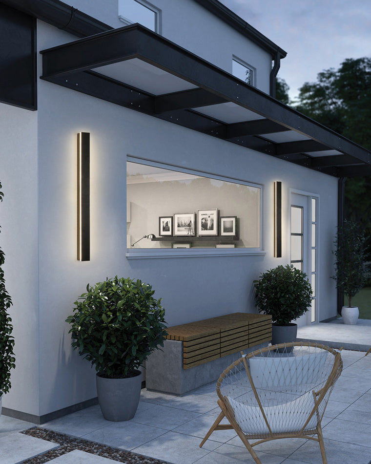 WOMO Aplique lineal de pared para exterior WM9000
