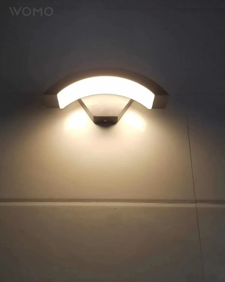 WOMO Lámpara de pared con detector de movimiento para exteriores -WM9002