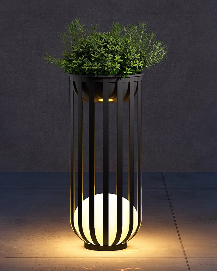 WOMO  Lámpara solar recargable para suelo de patio - WM9004