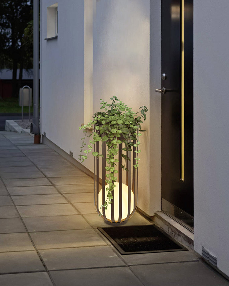 WOMO  Lámpara solar recargable para suelo de patio - WM9004