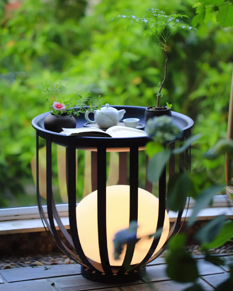 WOMO  Lámpara solar recargable para suelo de patio - WM9004