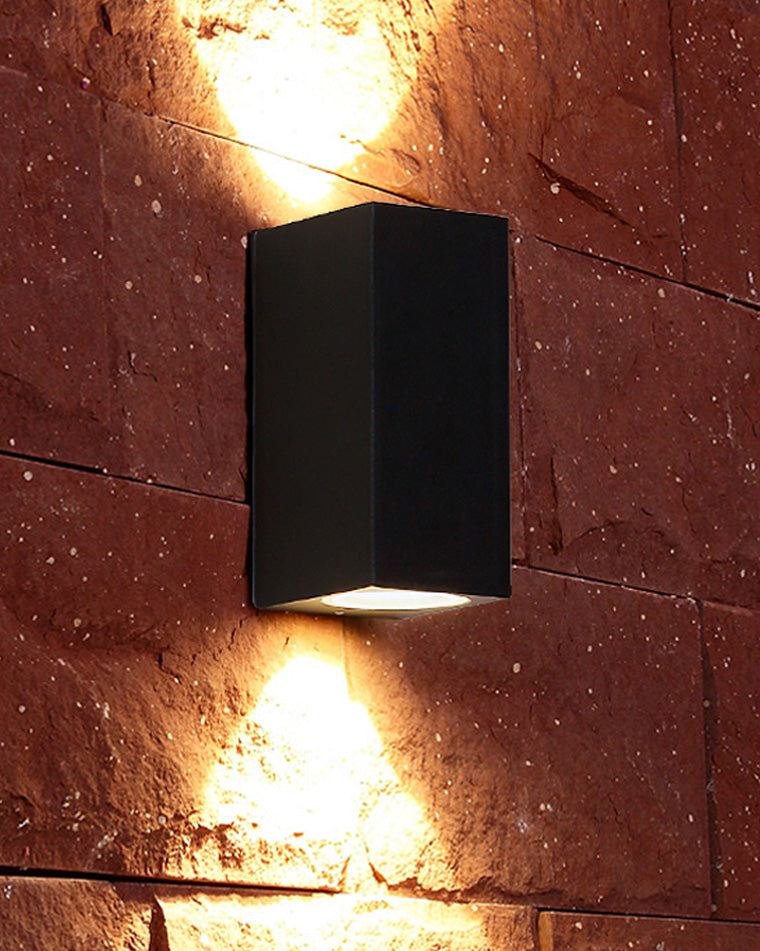 Lámpara de pared exterior WOMO con iluminación ascendente y descendente - WM9079