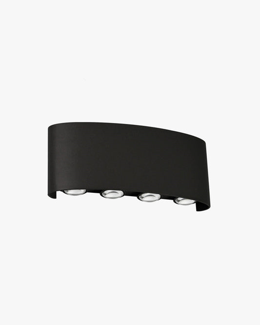 WOMO Aplique de pared para exteriores con iluminación vertical y horizontal - WM9084