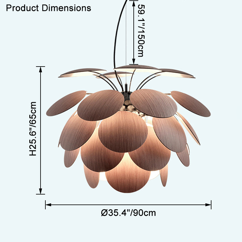 Lámpara colgante WOMO Pinecone-WM2388