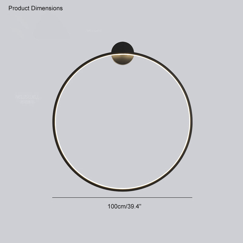 Aplique de pared circular grande WOMO - WM6040