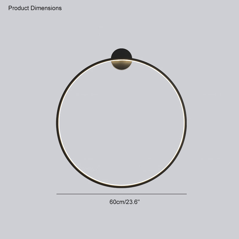 Aplique de pared circular grande WOMO - WM6040