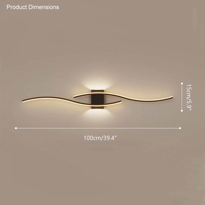 Aplique de pared curvo WOMO-WM6005