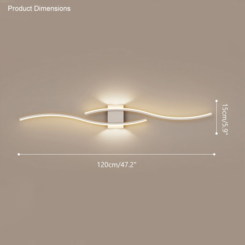 Aplique de pared curvo WOMO-WM6005