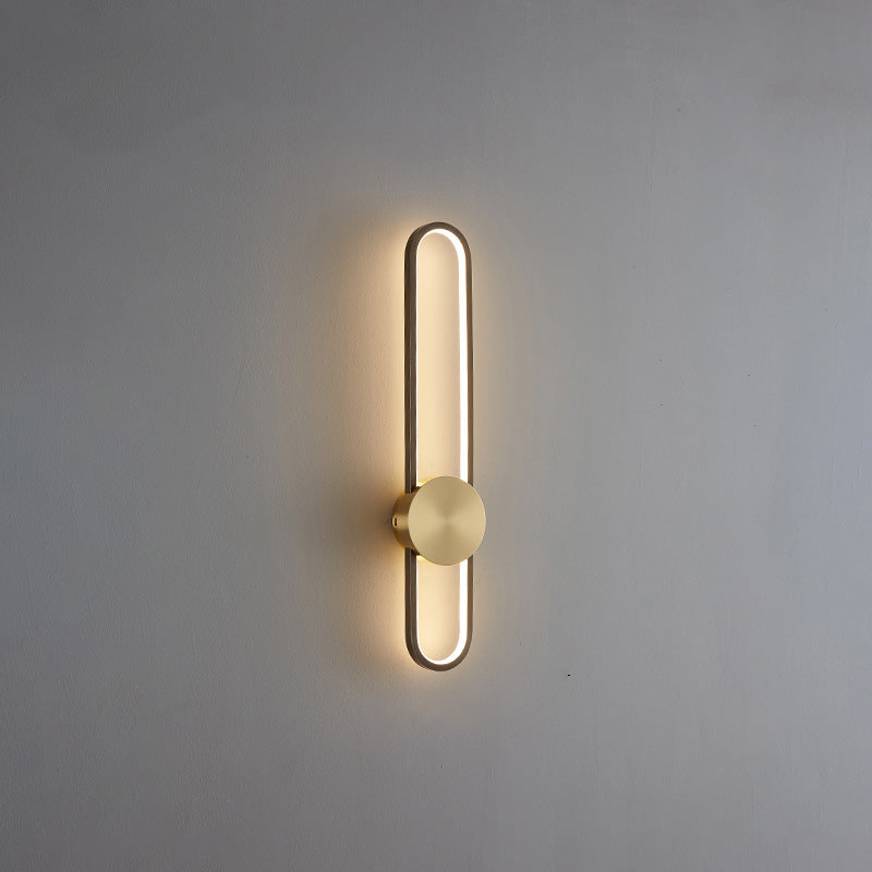 WOMO Aplique de pared LED ovalado largo - WM6032