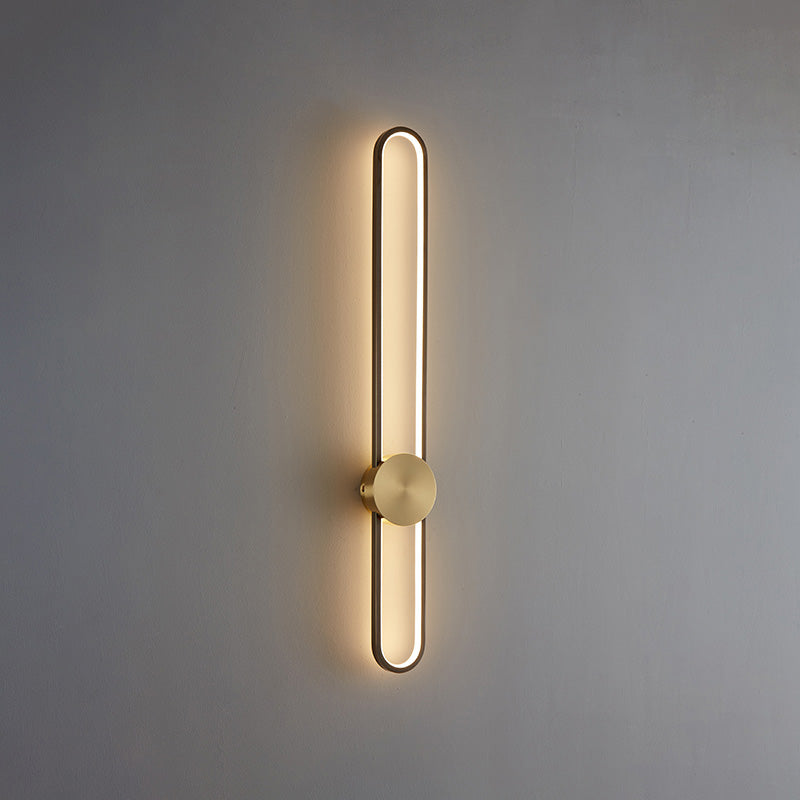 WOMO Aplique de pared LED ovalado largo - WM6032